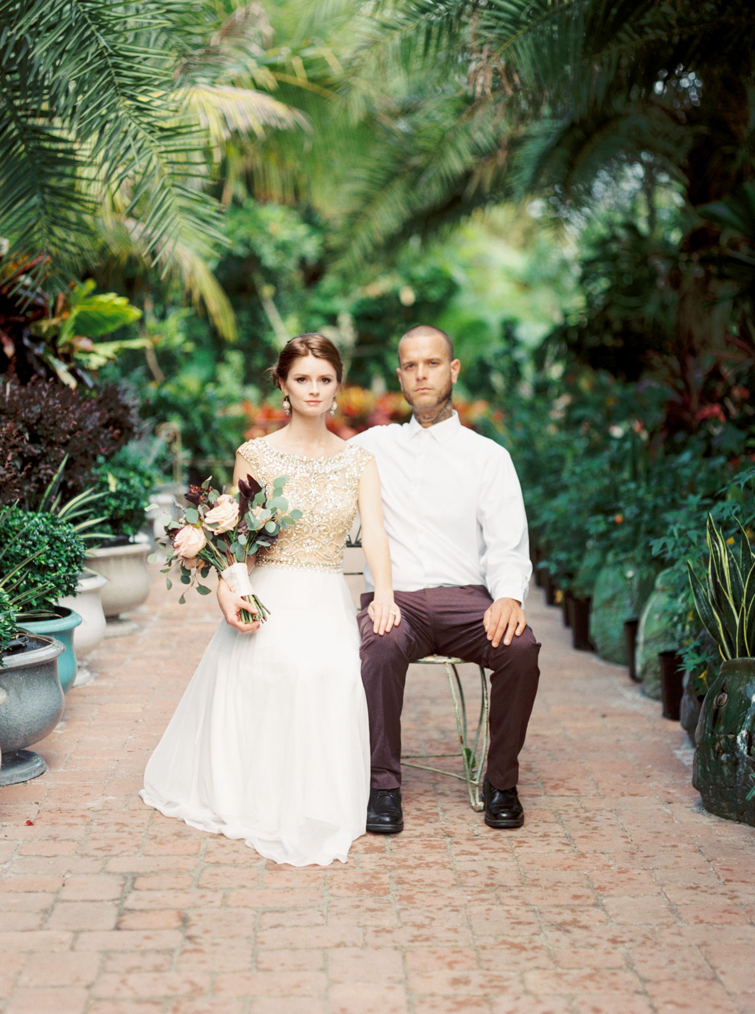 Great for beach wedding ceremonies, destination weddings or elopement ceremony. Palm Bay Orlando Wedding Photographers Jessica Bellinger Photography Valkaria Gardens Palm Bay Fl Evie Wyatt Stylized Wedding Shoot