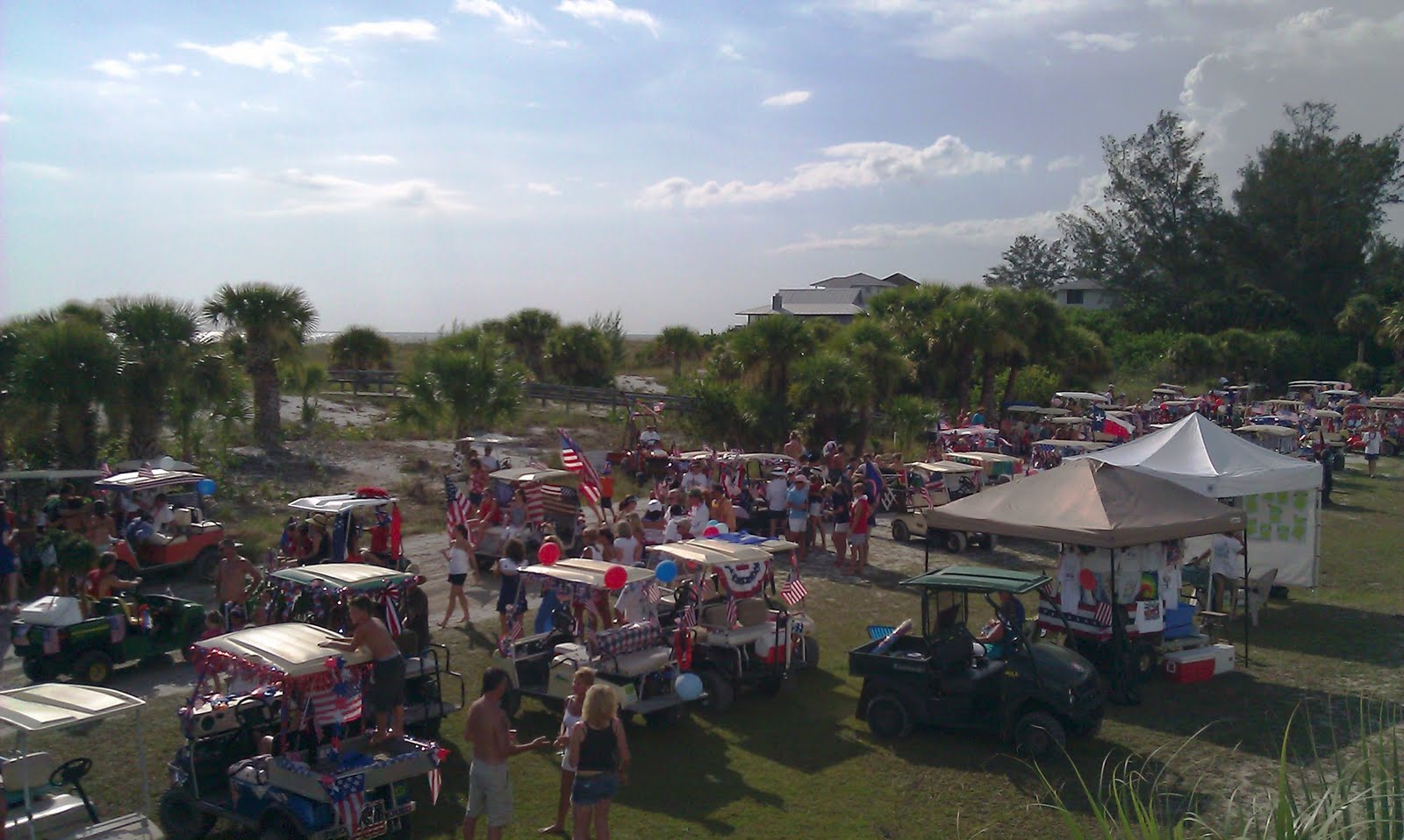 This charming community offers a free ferry to the island. Little Gasparilla Island Hideaway Bay Beach Club Fourth Of July 2011 On Little Gasparilla Island