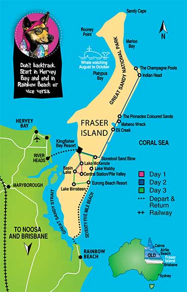 Photo The best way to get from hervey bay to fraser island costs only $46 and takes just 4¼ hours. Fraser Island From Rainbow Beach Updated 2020 Tripfarm